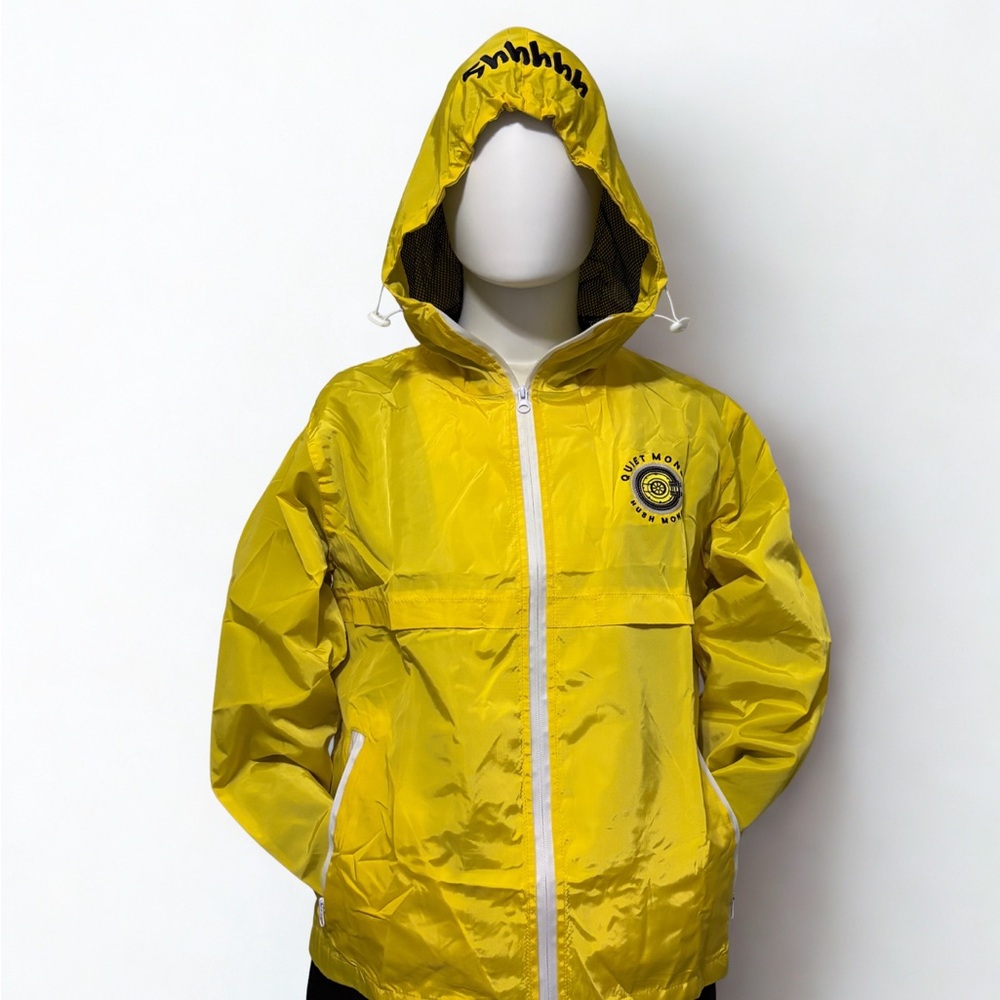 Yellow Windbreaker Pant Set